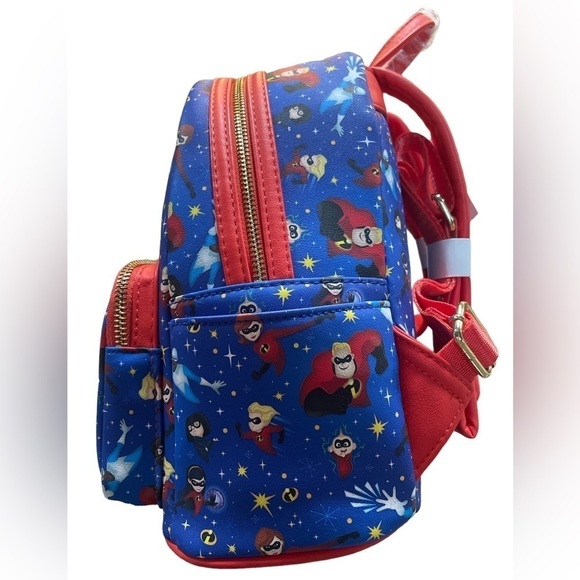 Loungefly NWT Disney Parks The Incredibles Backpack Absolutely Beautiful Purse!
